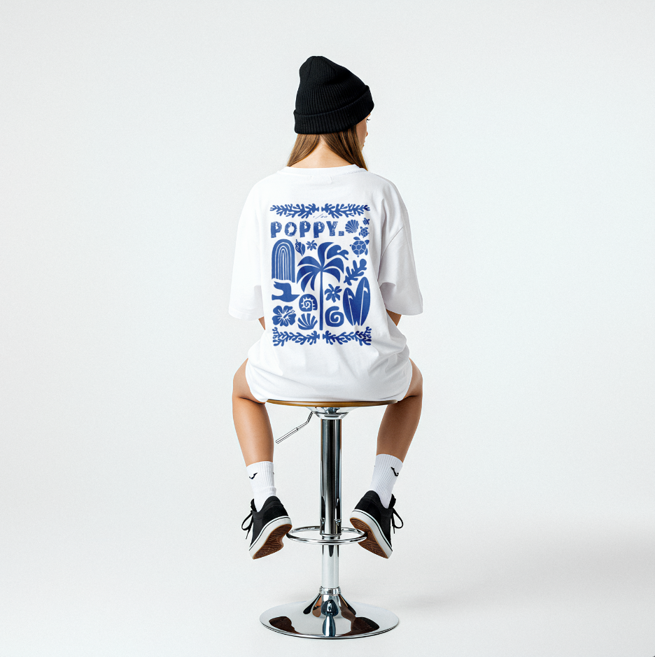 T-shirt oversize unisexe - Sous le soleil