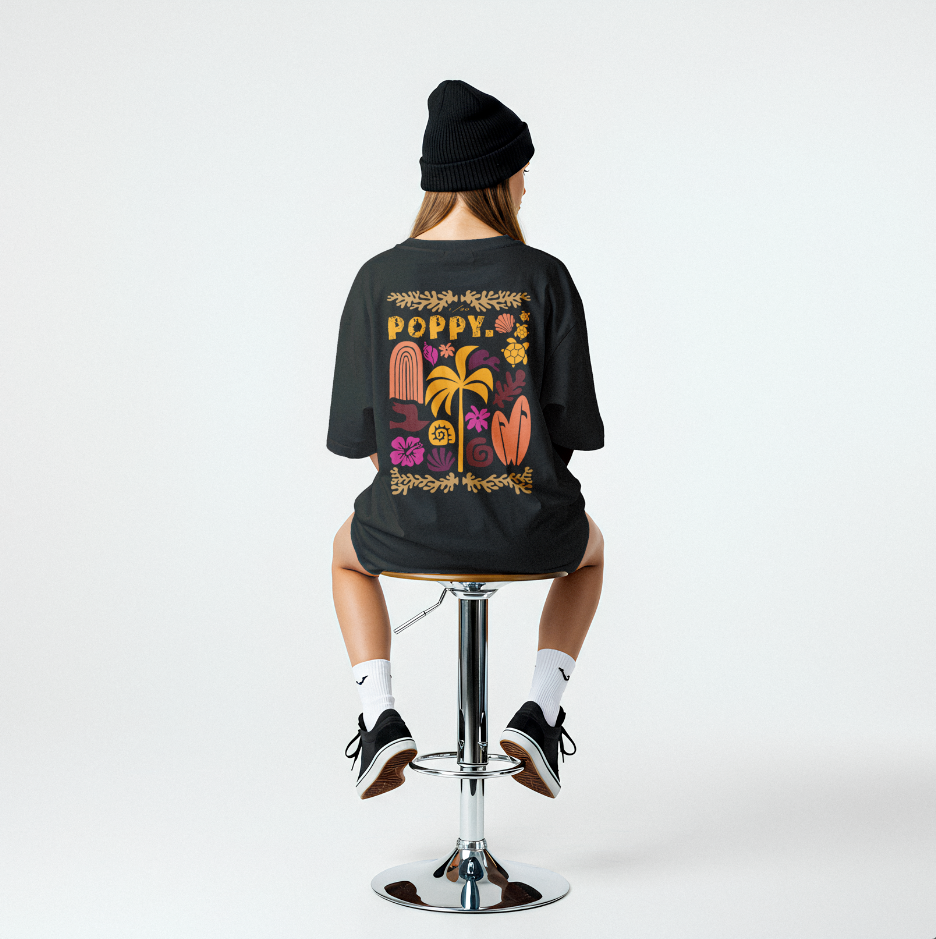 T-shirt oversize unisexe - Sous le soleil