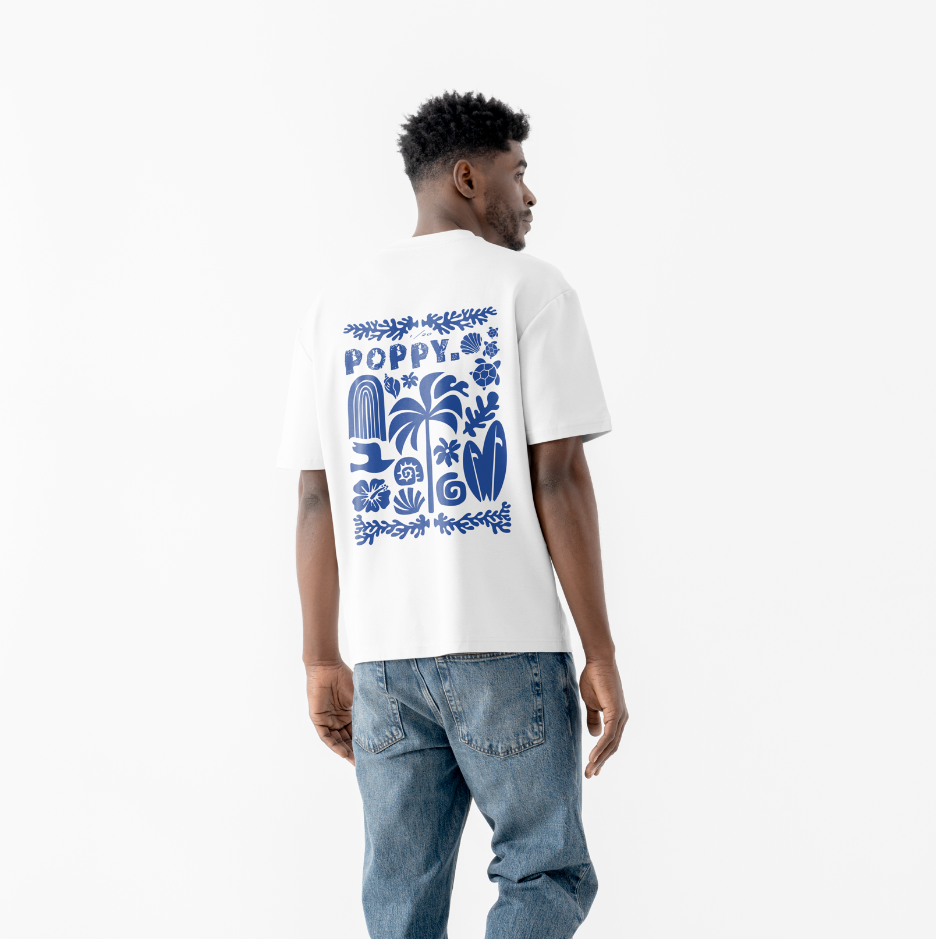 T-shirt oversize unisexe - Sous le soleil