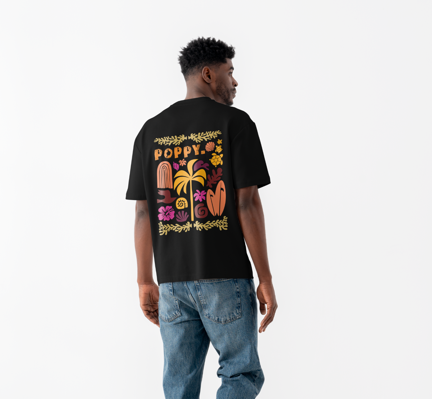 T-shirt oversize unisexe - Sous le soleil